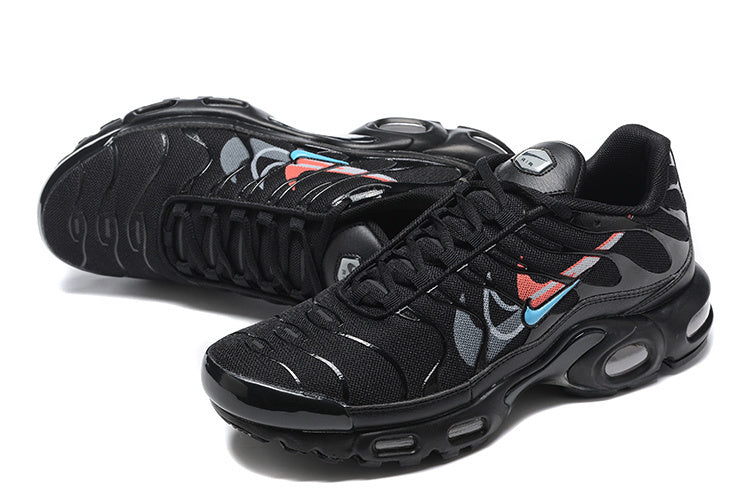 Nike Air Max Plus "Multi Swoosh Black/Bright Crimson"