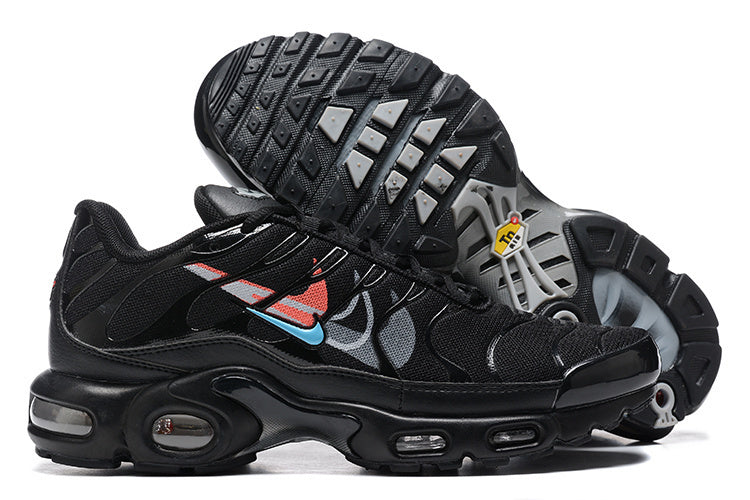 Nike Air Max Plus "Multi Swoosh Black/Bright Crimson"