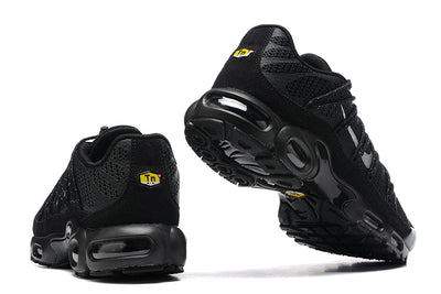 NIKE AIR MAX PLUS TN UTILITY TRIPLE BLACK WHITE LOGO